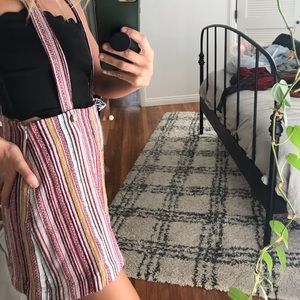 Urban outfitters skirt with suspenders
